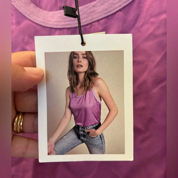 Nation LTD Purple Jojo Tank Top S Small - Picture 2 of 5